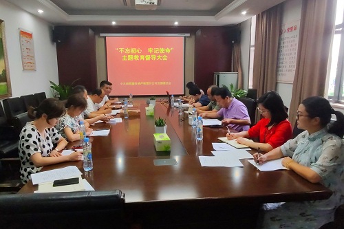 南昌城投集團公司“不忘初心、牢記使命” 主題教育調(diào)研督導(dǎo)全面展開